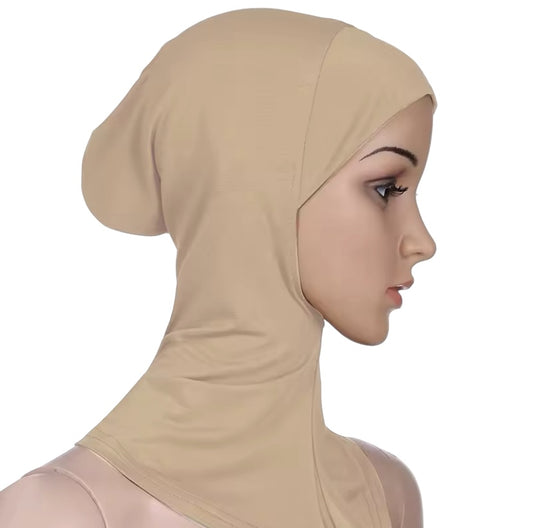 Bonnet complet beige - rosé